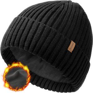 Winter Hats for Men Women Warm Toque Soft Knit Cuffed Beanie Ski Hats Gifts